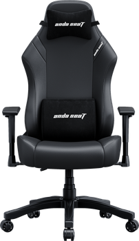 Крісло геймерське ігрове Anda Seat Luna Size L до 100 кг Black PVC (AD18-44-B-PV)