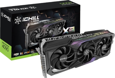 Видеокарта GeForce RTX 4090 24GB Inno3D iCHILL X3 (C40903-246XX-1833VA47) Б/У