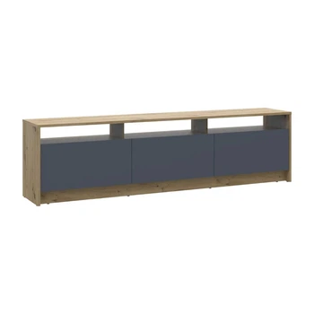 Тумба ТВ Doros U3 Дуб Артизан/Графит ДСП 180х33х43 (DRS-011902)