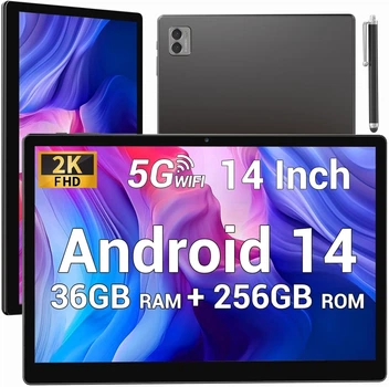 Планшет 11" Full HD DEEMWOLF P7 12+24/256 ГБ 4G 2 SIM 8 ядер Android 14 11580 мАч Black Б/В