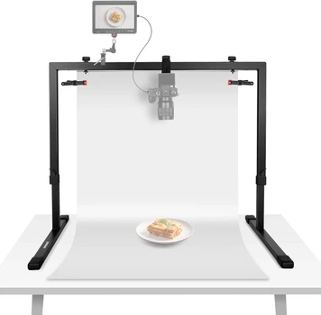 Стойка для настольной съемки с верхним креплением камеры Neewer ST100 / 100 x 92.5 см / Черный - Б/У