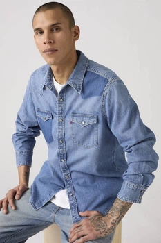 Мужская джинсовая куртка Levi's 50(L) Синий (140857)