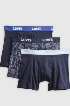 Трусы боксеры, 3 штуки Levi's 50(L) Синий микс (140910)