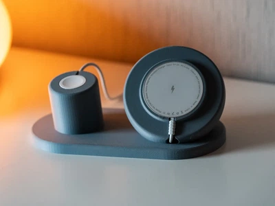 Подвійна зарядна док-станція для Apple Watch та MagSafe. Aivory