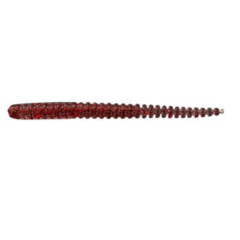 Силикон Jackall Mellow Ring 2.5"(8шт) Clear Red Flake