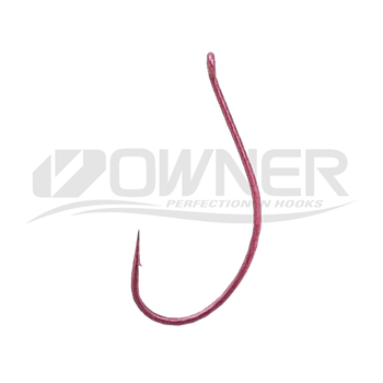 Крючок Owner Down Shot Hook SP B-74 №6 Red(12шт)