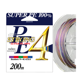 Шнур Yamatoyo PE 4 Strong 200м #0.6 10lb Multicolor