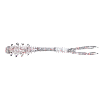 Силикон Jackall Amiami 1.5"(10шт) Clear Red Flake