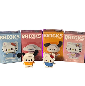 Конструктор BRICKS: Серія Kawaii Characters (Hello Kitty та друзі) 144+ деталі