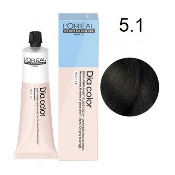 Краска L'Oreal Professionnel Dia Color (Ash & Iris Series) - 5.1 Светло-коричневый пепельный-60мл.