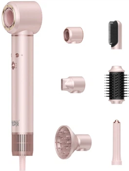 Фен-стайлер WINNINGSTAR ST-5739 6 in 1 1300W Pink