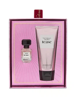 Подарочный набор Tease из люксовой коллекции Victoria's Secret(мини парфюм+крем для тела)
