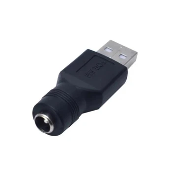 Переходник Адаптер с разъемом USB A (П) на DC 5,5*2,1 мм (М)
