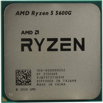 Процесор AMD Ryzen 5 5600G 6C/12T Tray Socket AM4 65W 3.9/4.4GHz Radeon Vega 7 (100-000000252)