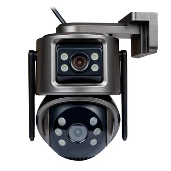 Бездротова поворотна IP-камера GreenVision GV-201-IP-M-DOС30-30 SD 3 Mpx Wi-Fi керована Black