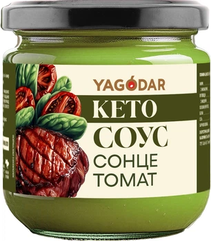 Соус YAGODAR Кето Солнце томат с подсластителем 200 г (4820255083285)
