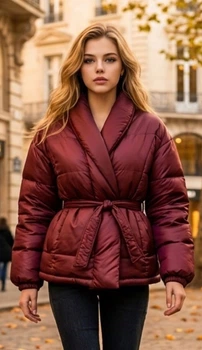 Куртка кімоно м103 бордо one size