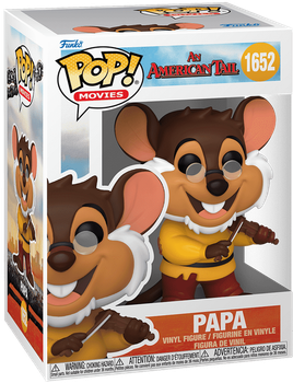 Фигурка Папа Мышь со скрипкой — Funko Pop! MOVIES: AN AMERICAN TAIL — PAPA WITH VIOLIN #1652