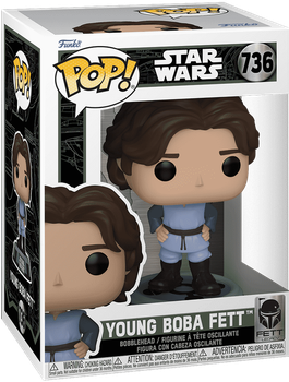 Фігурка Юний Боба Фетт — Funko Pop! STAR WARS: ATTACK OF THE CLONES — YOUNG BOBA FETT #736