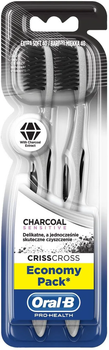 Щетка зубная Oral-B Charcoal Sensitive Extra Soft 2 шт. с углем экстра мягкая щетина