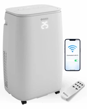 Мобильный кондиционер Olimpia Splendid DOLCECLIMA BREZZA 10 HP WIFI, 10 000 БТО/ч, до 40 м², охлаждение/вентиляция/обогрев воздуха, управление через приложение