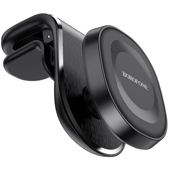 Держатель для телефона автодержатель BOROFONE BH40 Kyle air outlet magnetic car holder Black (6931474740243)