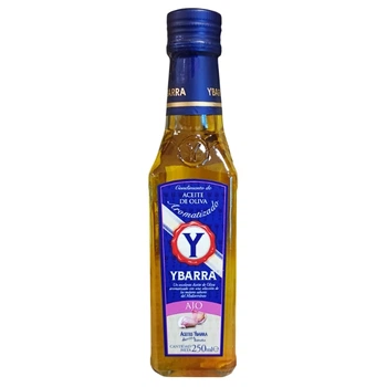 Олія оливкова Ybarra Extra Virgin з часником 250 мл