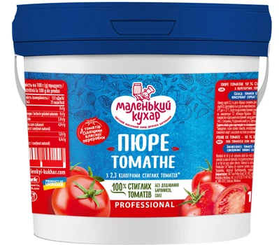 Томатное пюре Маленький кухар Pail 1 кг (4820264291381)