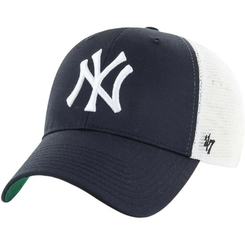 Кепка 47 Brand NEW YORK YANKEES BRANSON MESH чорно-біло-зелена B-BRANS17CTP-BK