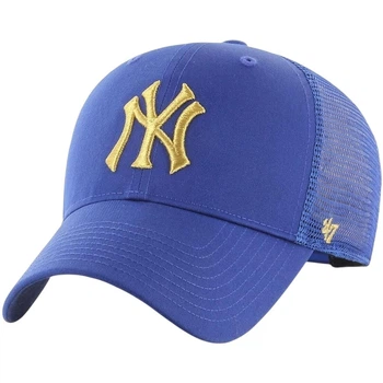 Кепка 47 Brand NEW YORK YANKEES BRANSON MESH METALLIC сине-золотая B-BRMTL17CTP-RY