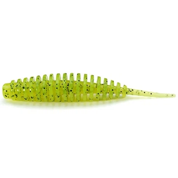 Силіконова приманка Fishup Tanta 1.5" (10pcs.), #055 - Chartreuse/Black,10013116