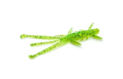 Силиконовая приманка Fishup Shrimp 3" (9pcs.), #026 - Flo Chartreuse/Green,10065119