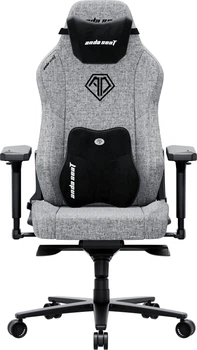 Крісло геймерське ігрове Anda Seat Phantom 3 XL до 150 кг Gray Fabric (AD18XL-52-G-F-G01)