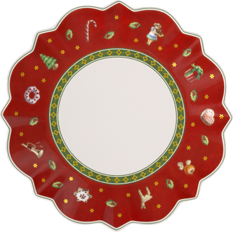Talerzyk do pieczywa Villeroy & Boch Toy's Delight Czerwony 17.9 cm (4003686219670)