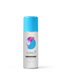 Фарба-cпрей для волосся Sibel FLUO Hair Color Spray Blue флуоресцентний синій 125 мл