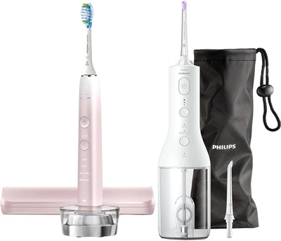 Набір Philips Sonicare Електрична зубна щітка HX9911/84 Diamond Clean 9000 + Іригатор HX3826/31 Power Flosser 3000