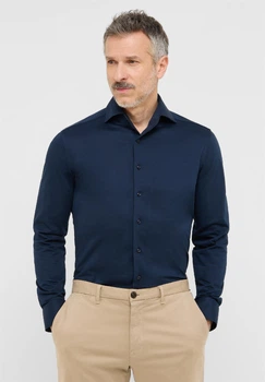 Чоловіча темно-синя сорочка SLIM FIT розмір 41