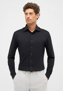 Чоловіча чорна сорочка SLIM FIT розмір 41