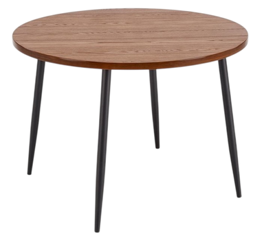 Круглий стіл Halmar Barry 105 x 105 x 75 см Горіховий (5905248136281)