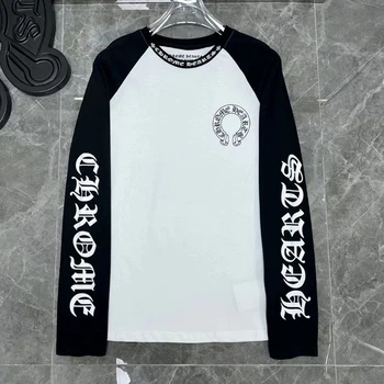 Лонгслів Chrome Hearts чорно-білий, розмір M