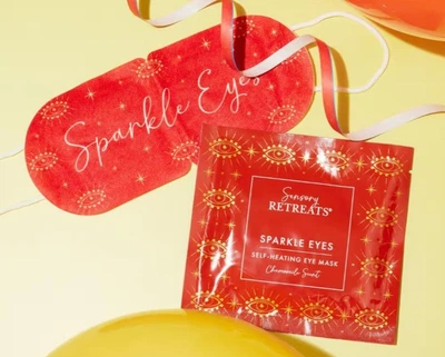 Заспокійлива маска Sensory Retreats Sparkle Eyes Self-Heating Eye Mask (аромат ромашки)
