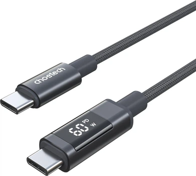 Kabel CHOETECH PD60 W USB-C 1.2 m (XCC-1068-GY)