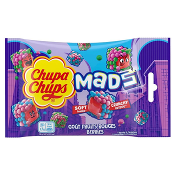 Жевательные конфеты Chupa Chups Made Berries лесные ягоды 45 г