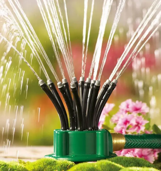 Умная система полива Multifunctional Water Sprinkler распылитель дождеватель для полива газона на 360 градусов