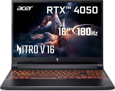 Ноутбук Acer Nitro V 16 AI ANV16-42-R70D (NH.QZ0EP.00C)/ 16" IPS WUXGA 180 Гц / AMD Ryzen 5 240 / RAM 16 ГБ / SSD 1 ТБ / nVidia GeForce RTX 4050, 6 ГБ
