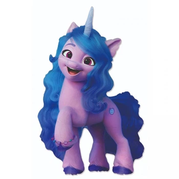 ​Фольгированный шар Flexmetal My little Pony Пони Иззи Мунбоу 99х75см синий 6512