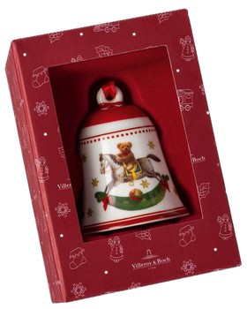 Різдвяна прикраса Дзвіночок Villeroy & Boch 5.4 x 5.4 x 6.7 см Червона 1486226849 (4003686410565)