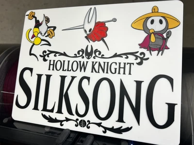 Табличка за мотивами гри Hollow Knight: Silksong. Aivory