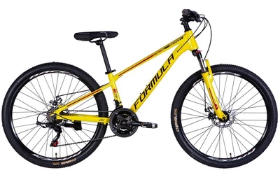Велосипед AL 26" Formula MOTION DD FR рама-13" жовтий з чорним