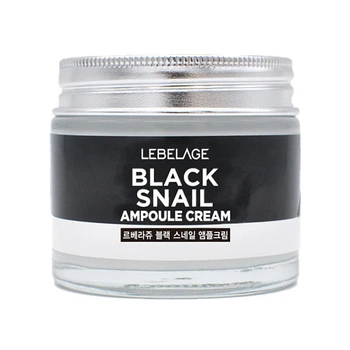 Ампульный крем с муцином черной улитки Lebelage Ampule Cream Black Snail 70 мл